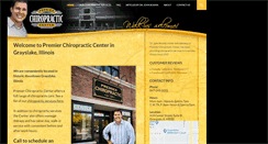 Desktop Screenshot of grayslakechiropractor.com